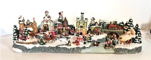 Vintage San Francisco Music Box Winter Scene Musical Display - Picture 1 of 10