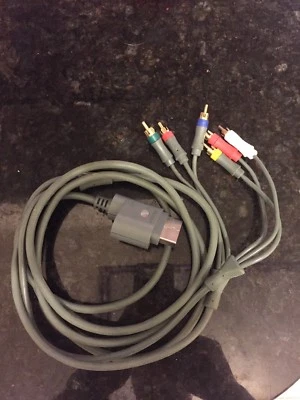 Microsoft XBOX 360 Official Component HD Composite AV Cable X810972-002 HDTV &TV - Image 1 of 4