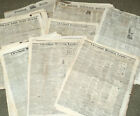 Lot of 78 Civil War Era Newspapers: 1859 - 1865 ~ Secession, Battles & More