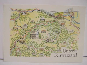 Alte Farb AK Unteres Schwarzatal - ungelaufen 1988 - Bild 1 von 1