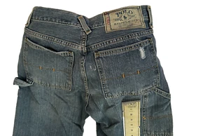 Vintage 67 Polo Ralph Lauren Jeans Boys Size 14 Straight Leg Blue Denim Jeans - Picture 1 of 10