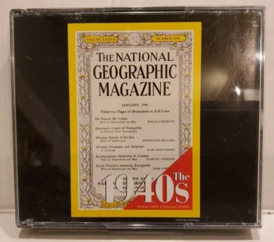 National Geographic Interactive CD-ROM, The 1940s, Broderbund, Pre-owned - Image 1 of 4