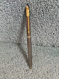 Vintage Parker 75 Sterling Silver Cicelé Mechanical Pencil - Flat Top Tassies - Picture 1 of 8