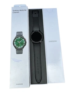 Montre connectée Samsung Galaxy Watch 6 Classic SM-R960 47mm Bluetooth noir - Photo 1 sur 4