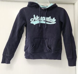 Aeropostale Dark Blue Sweatshirt Hoody Childrens Size XXS - Picture 1 of 3