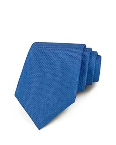 Bloomingdale's BLUE JEWEL SOLID Tie Classic Tie Blue MSRP $59 - Image 1 of 1