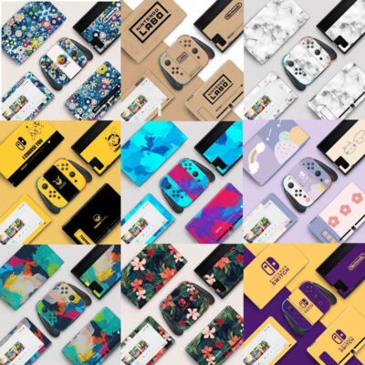 🔥For Nintendo Switch OLED Console Case Sticker Dock Skin Protector Film Cover - image 1 of 2