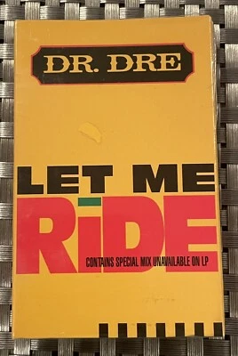 DR. DRE LET ME RIDE-RARE OOP-NEW SEALED-1993-SINGLE-SNOOP DOGGY DOG - Image 1 of 4