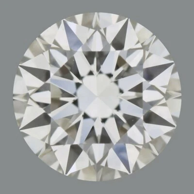 0.52Ct Certified Natural Diamond Round F Color  VVS Clarity Engagement Ringstone - Image 1 of 4