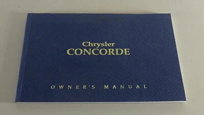 Manuale Del Proprietario / Manuale Chrysler Concorde Anno 1992 - Immagine 1 di 2