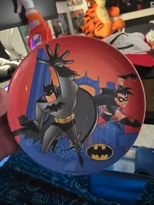 Batman DC Comics 8" Platte Kunststoff VINTAGE 1998 gebraucht einige Kratzer sprudelnde Markierung - Bild 1 von 1