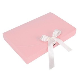 10 PCS Rectangle Gift Box with Ribbon Bowknot Scarves Shirt Lingerie Wrapping...