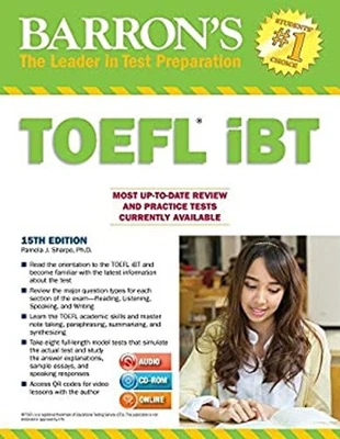 Barron's TOEFL IBT with CD-ROM and MP3 Audio CDs Paperback Pamela Foto 1 de 2