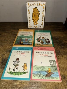 A Treasury Of Winnie The Pooh Books Box Set Of 4 By A.A. Milne Printing 1975 - Picture 1 of 3