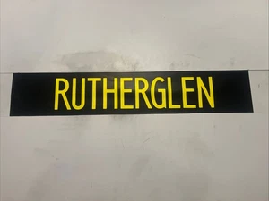 RUTHERGLEN - Hamilton Depot 289 Scottish Bus Destination Blind 36” - Picture 1 of 11