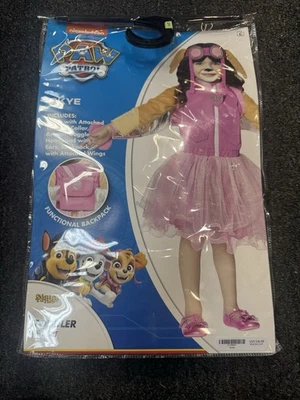 Disfraz de Patrulla Canina Skye para niños pequeños Cosplay Traje de Halloween, Talla 3T-4T Foto 1 de 4