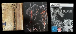 FINAL FANTASY 16 XVI STEELBOOK + CLOTH MAP DELUXE EDITION NEW XBOX PC PS5 RARE - Imagen 1 de 5