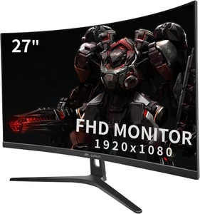 27 Inch 180HZ Curved Gaming Monitor, Full HD 1080P 1800R Frameless Computer UK - Picture 1 of 6