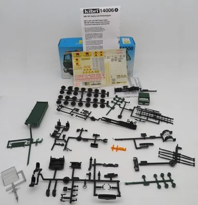 Kibri #14006 Ho 1/87 Camion MB Mercedes Sk 1834 Semi Rimorchio A Completo - Immagine 1 di 4
