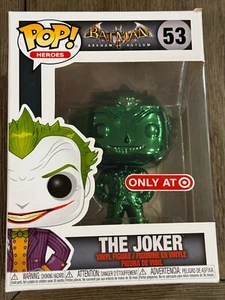 Funko POP! Batman Arkham Asylum: Joker Cromo Verde - Objetivo Excl 53 DC Heroes - Imagen 1 de 4