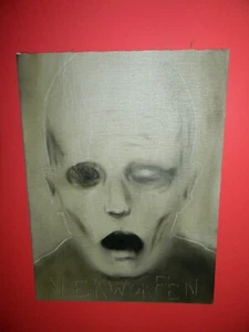 Der gequälte Alexander X VERKOMMENE Horror dunkel gruselig Gemälde Expressionismus aRT - Bild 1 von 4