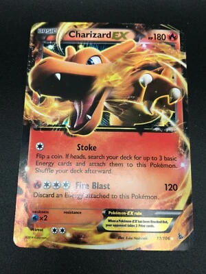 Charizard EX ULTRA RARE 11/106 XY Flashfire Pokemon card TCG NM HOLO 2014 - Image 1 of 4