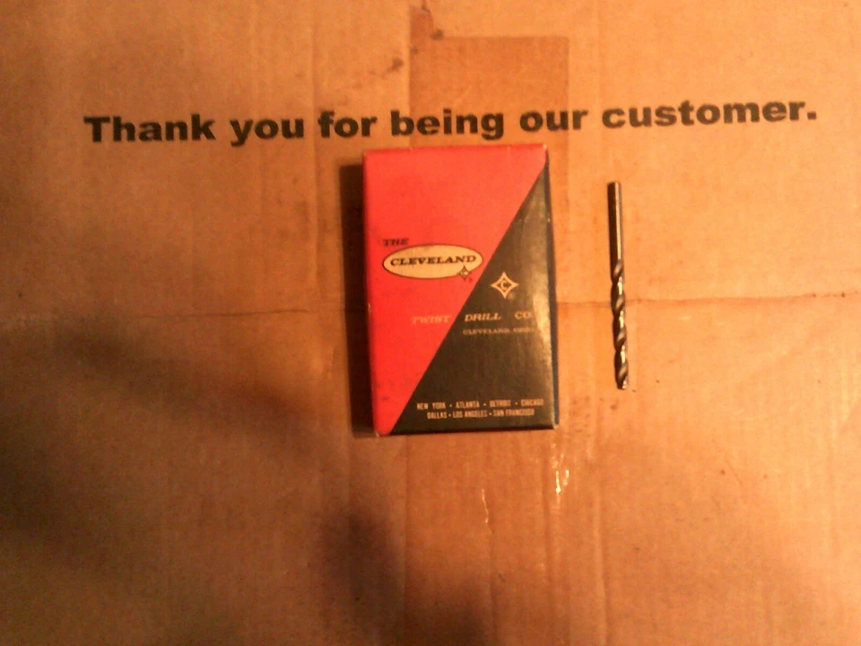 1 de broca de alta velocidad Cleveland Twist Drill Co. parte # 16 Brite Foto 1 de 1