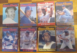 1990 collect a books baseball Series A Clemente, Feller, Puckett, Sandberg, Bogg
