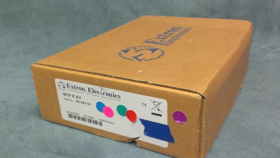 Extron MTP R AV  MTP Twisted Pair Receiver for Composite Video & Audio 60-541-51 - Image 1 of 1