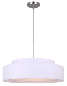 LANDRA 3-Light Contemporary Chandelier –  Dining Room or Living Room - Picture 1 of 9