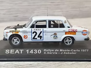 SEAT 1430 Rallye De Monte Carlo 1977 S Servia 1:43 Diecast model Rally car - Picture 1 of 5
