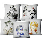 Watercolor Star Wars Printed Throw PCushion Cover Office Chair Seat Cartoon