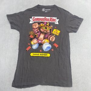 WWE Garbage Pail kids Savage Randy Graphic Tee Thrifted Vintage Style Size S