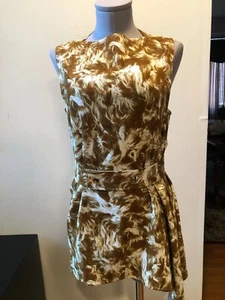 NEW Victoria Beckham Asymmetric Belted Blouse Size 8 - Picture 1 of 8
