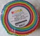 New Robert Kaufman Fabrics Kona Cotton Solids Bright Roll Up 41-2.5" Strips 