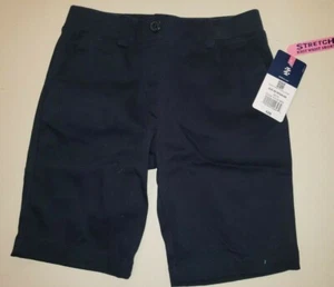 girl NEW NWT NAVY SCHOOL UNIFORM SHORTS size 6x IZOD MSRP 26.00 STRETCH soft  - Picture 1 of 2