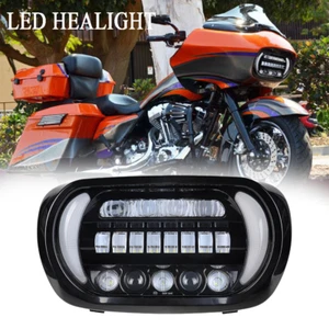Fits Road glide 2004-2013 LED Projector Headlamp Headlight Hi/Lo BeamTurn Signal - Picture 1 of 10
