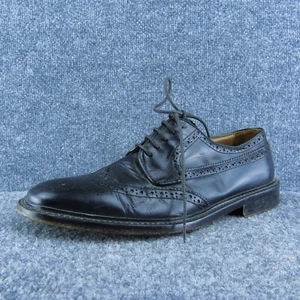 Scarpe derby uomo Mikekonos nere stringate taglia 8,5 Medium - Foto 1 di 10