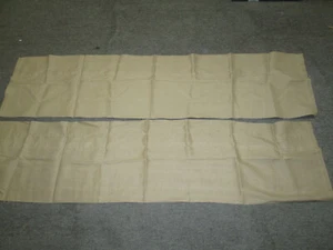 Menge 2 beige Vorhang Schürze, 72"" x 18"", ohne Marke, GUC - Bild 1 von 4