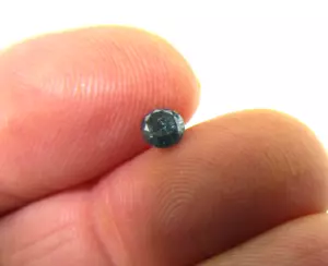 DIAMANTE NATURAL (sin tratar) AZUL 0.4 ct. azul 4 MM - Imagen 1 de 11