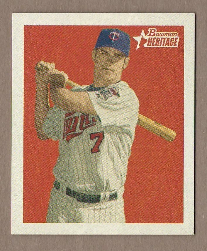 JOE MAUER 2006 Bowman Heritage MINI Parallel Card #261 Minnesota Twins MVP HOF - Image 1 of 1