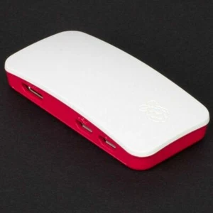 Official Raspberry Pi Zero W White Red Case + Camera Cable + 2 Extra Lids - Picture 1 of 2