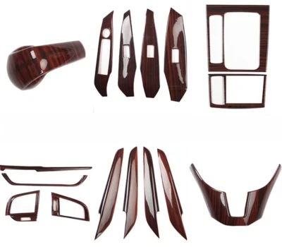 Kit de cubierta interior de coche de grano de madera de melocotón 16 piezas para Mazda 6 2017-2018 Foto 1 de 4