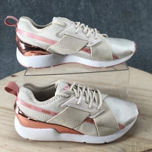 Zapatillas de correr metálicas Puma para mujer 6 Muse X-2 beige 370838-03 - Imagen 1 de 17