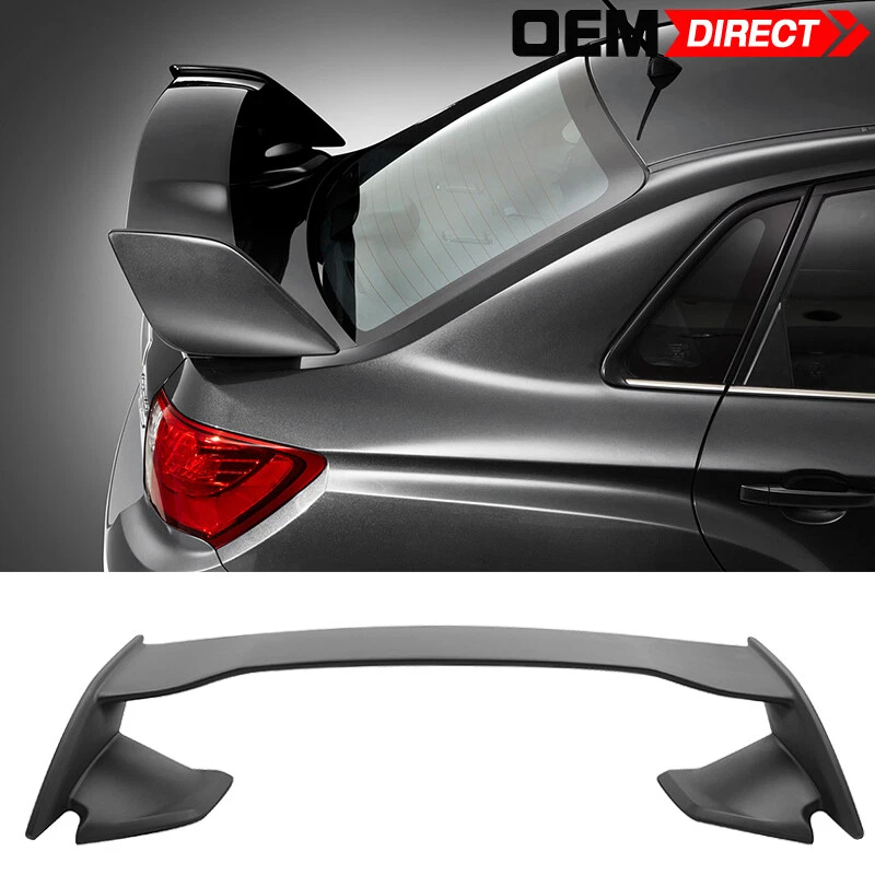 Fits 08-14 Subaru 08-11 Impreza WRX STI 4Dr ST Style Trunk Spoiler Unpainted ABS - Image 1 of 4