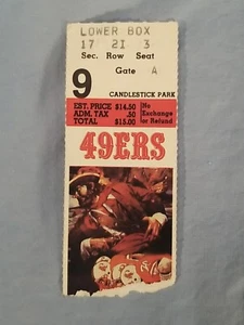 12-4-1983 Tampa Bay Buccaneers @ San Francisco 49ers NFL Ticket Stub Montana - Picture 1 of 2