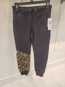 Vintage Havana boys Camo Black Sweat Pants Size L NWT - Picture 1 of 5
