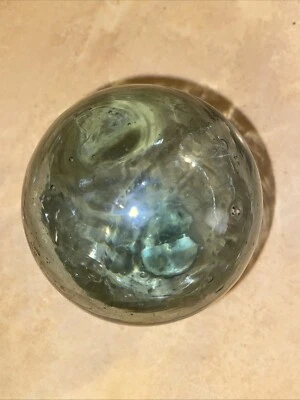 Bola flotadora red de pesca de vidrio japonesa Foto 1 de 4