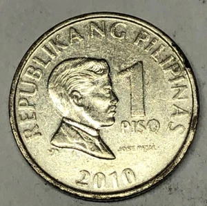 Philippines - 2010 1 Piso Coin  - Picture 1 of 2