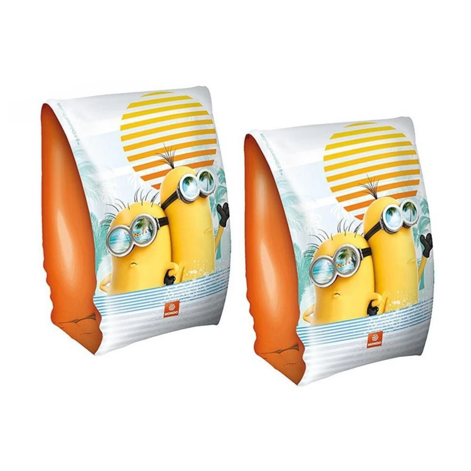 Minions aufblasbare Schwimmhilfen Armreifen Auftriebshilfen Schwimmärmchen